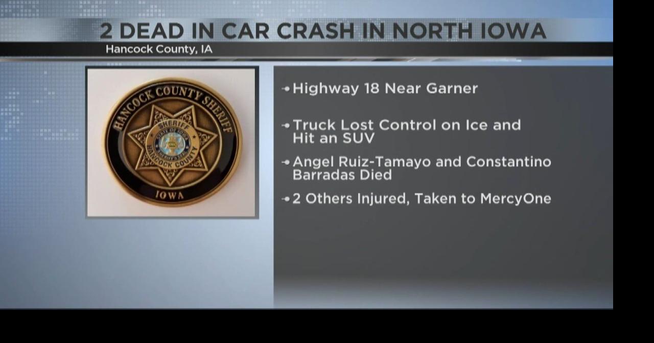 Two dead after car crash in Hancock County | Video | kimt.com