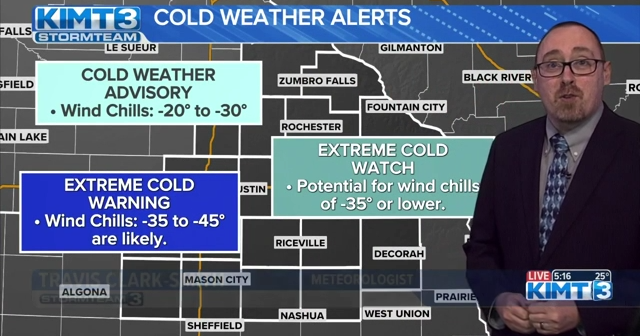 Cold is cold: Changes to cold weather alerts | News | kimt.com