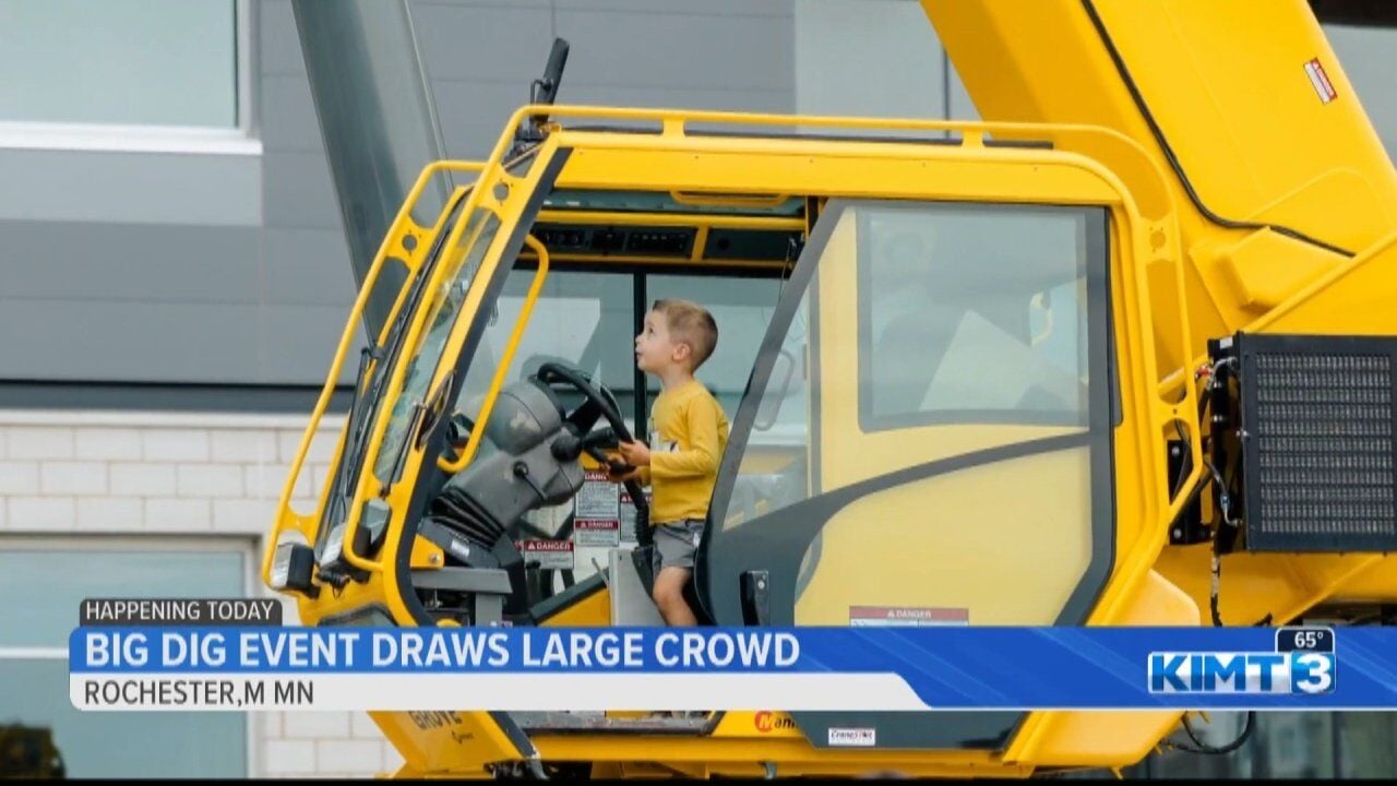 Big Dig event draws large crowd to downtown Rochester