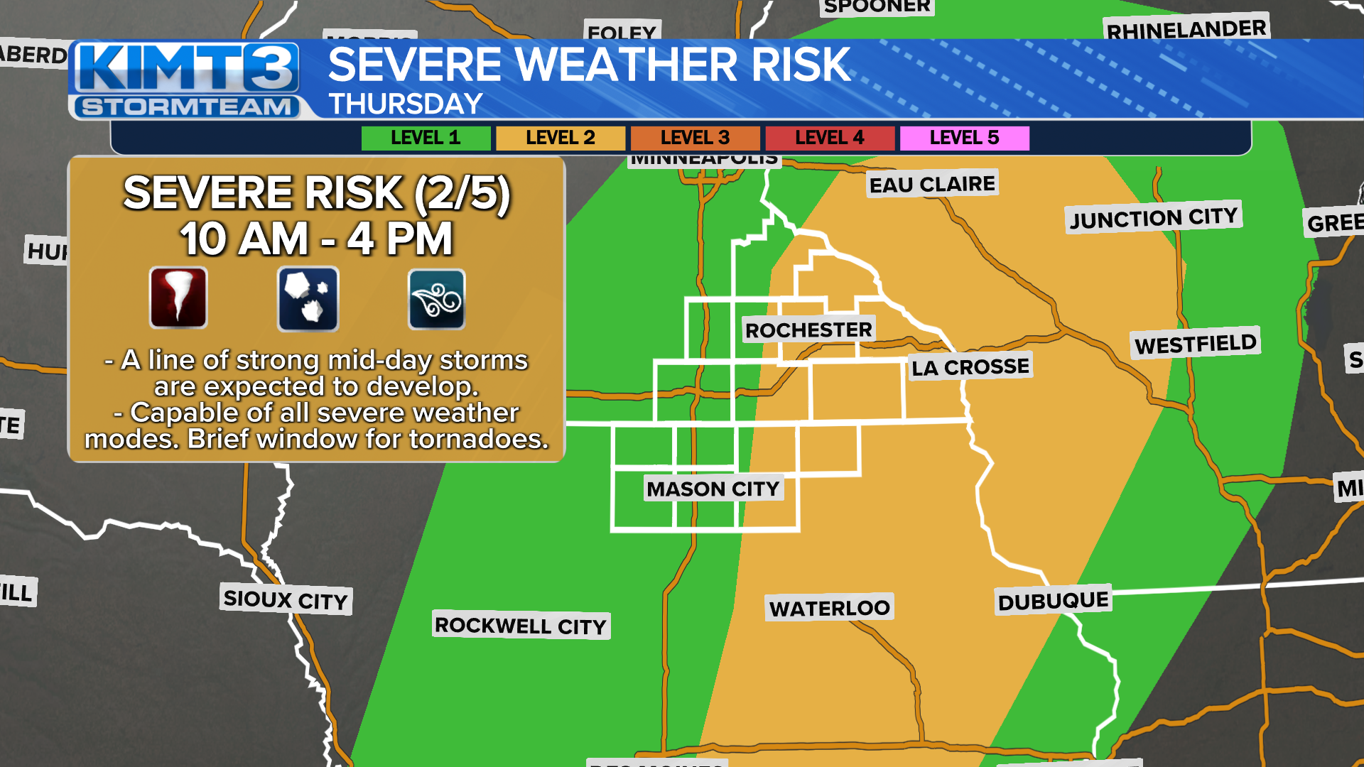 StormTeam 3: A Warm And Windy Wednesday Before Severe Chance Thursday ...