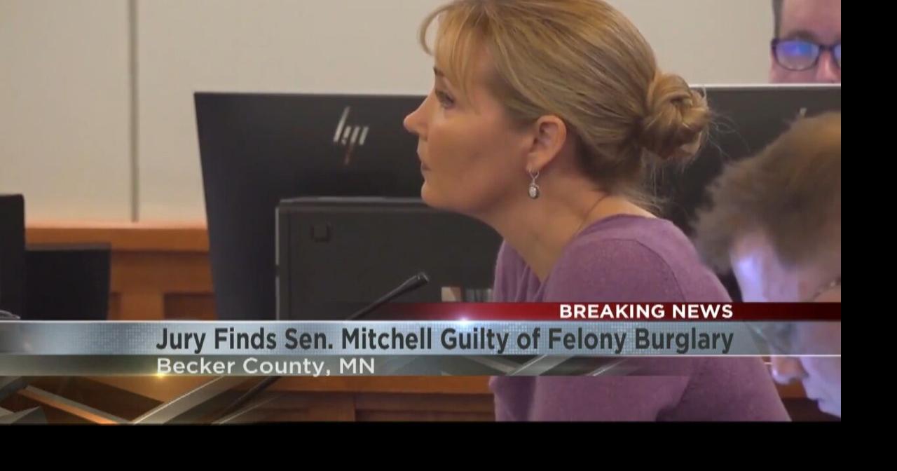 Sen. Nicole Mitchell found guilty of felony burglary in Becker County ...
