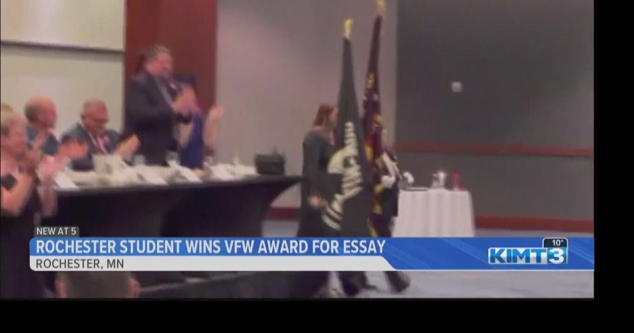 Rochester high school student wins VFW Voice of Democracy award for ...