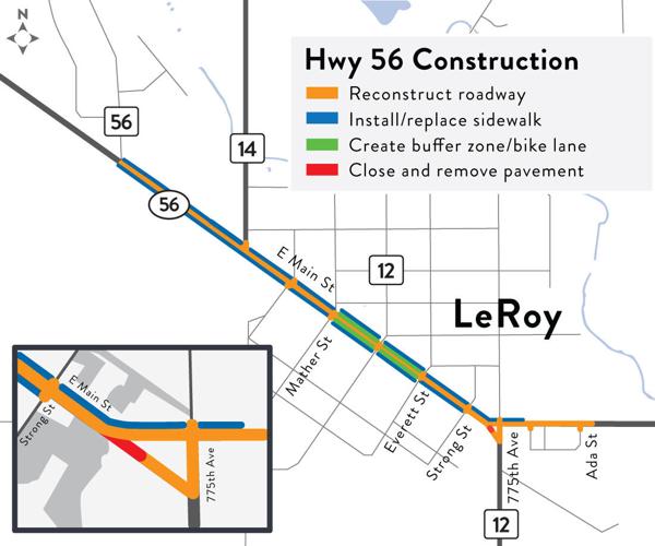 MnDOT to begin removing trees along Highway 56 in LeRoy Freeborn