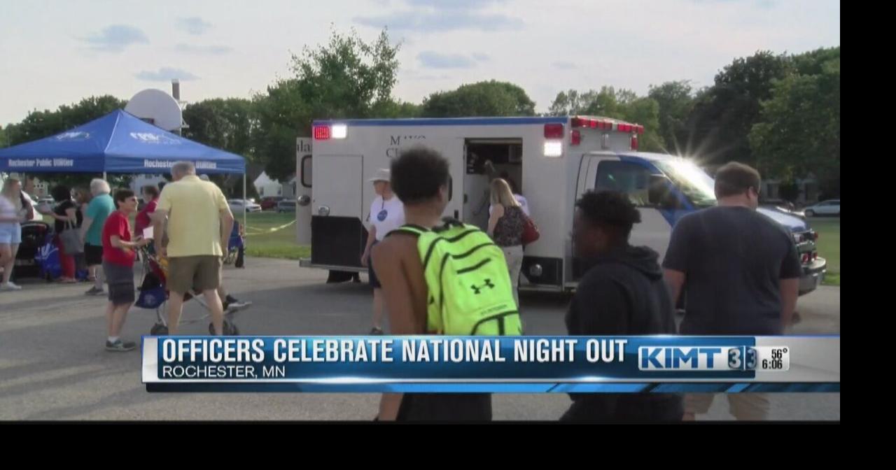 Rochester officers celebrate National Night Out being back | Archive ...