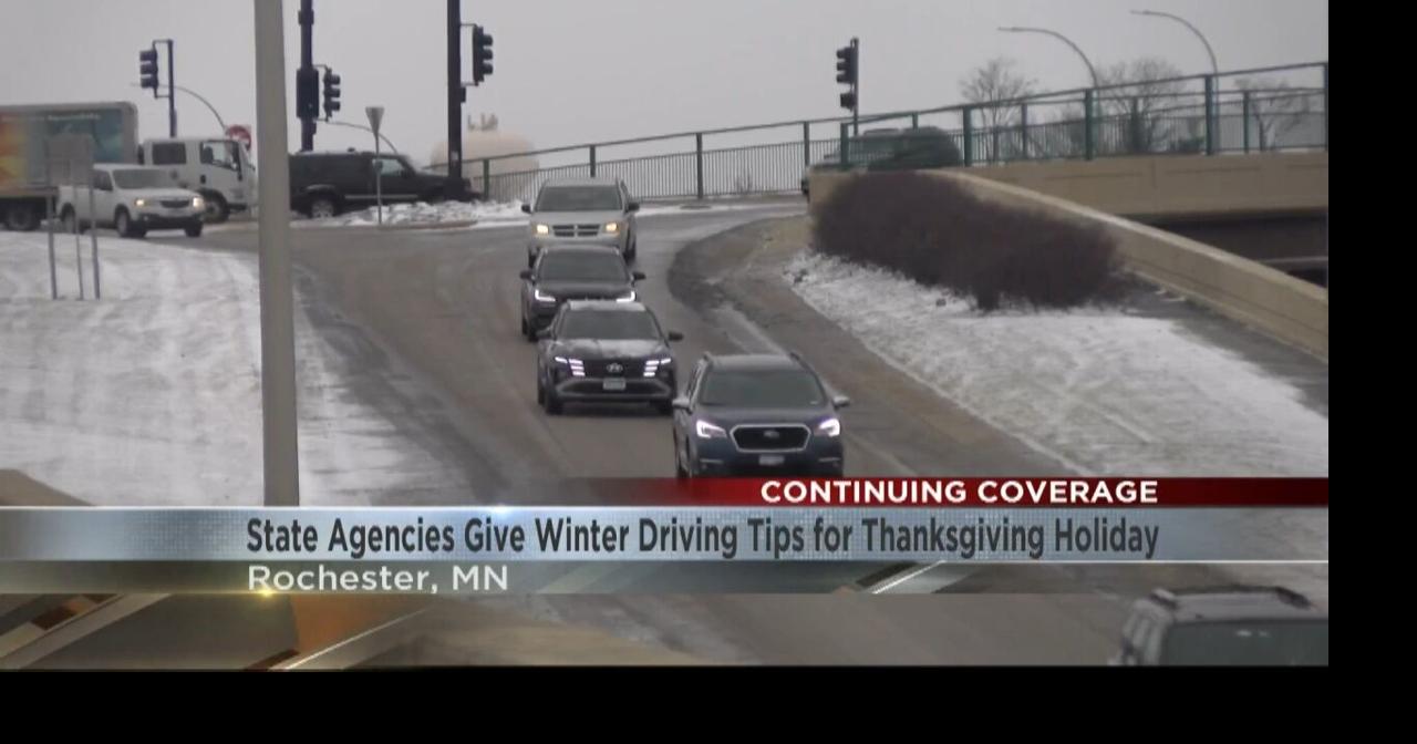 Thanksgiving travelers take to the road despite weather delays