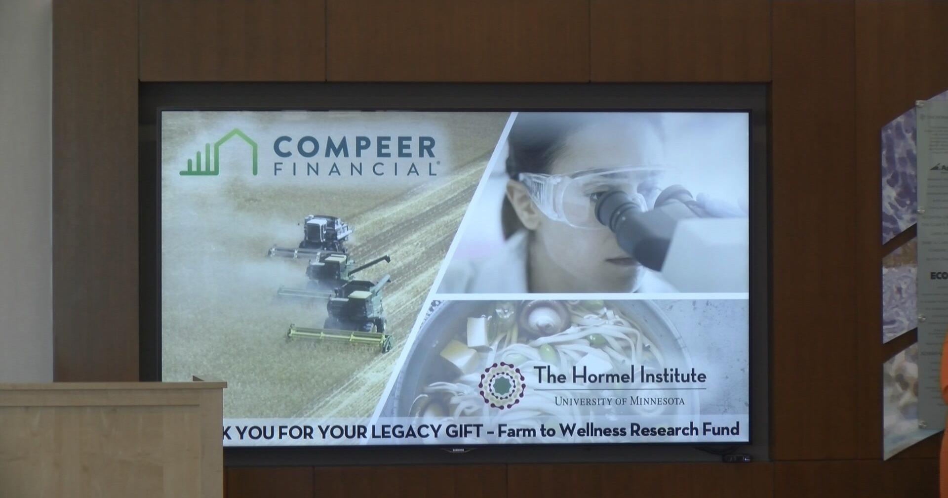 Compeer Financial gifts $1 million to The Hormel Institute for research - Vimarsana News