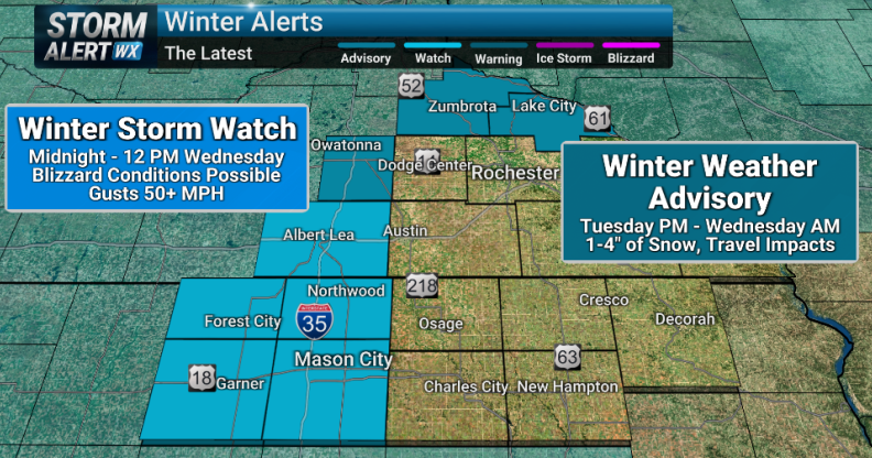 Clipper system to bring messy wintry mix to Upper Midwest