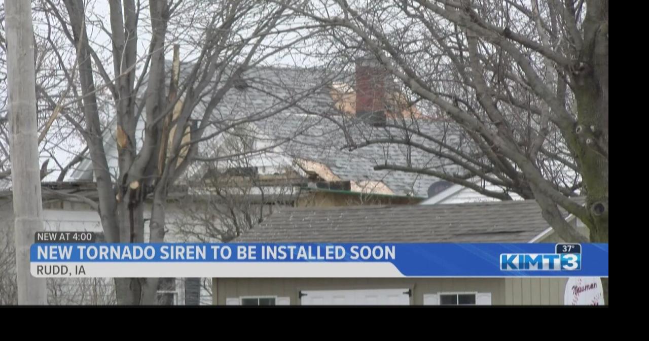 New tornado siren to be installed in Rudd soon Iowa