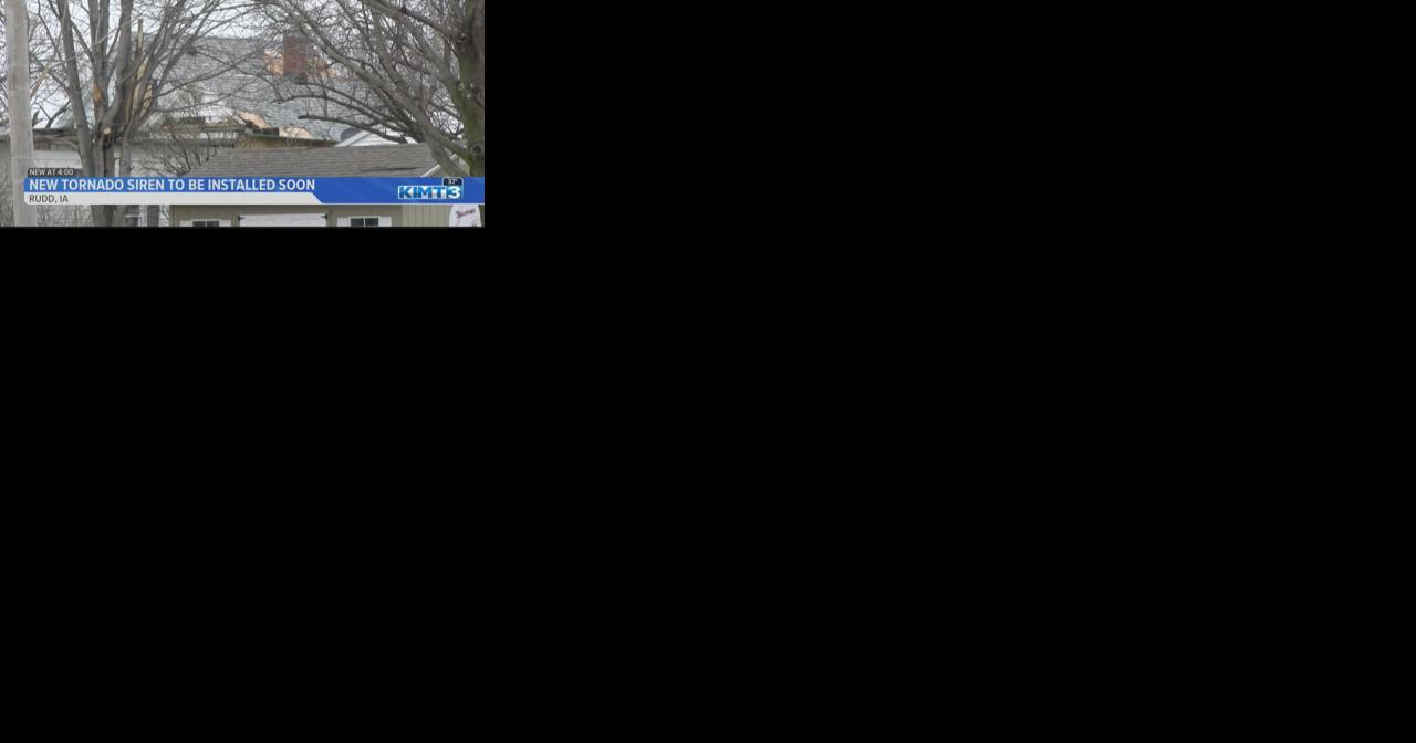 New tornado siren to be installed in Rudd soon - Vimarsana News
