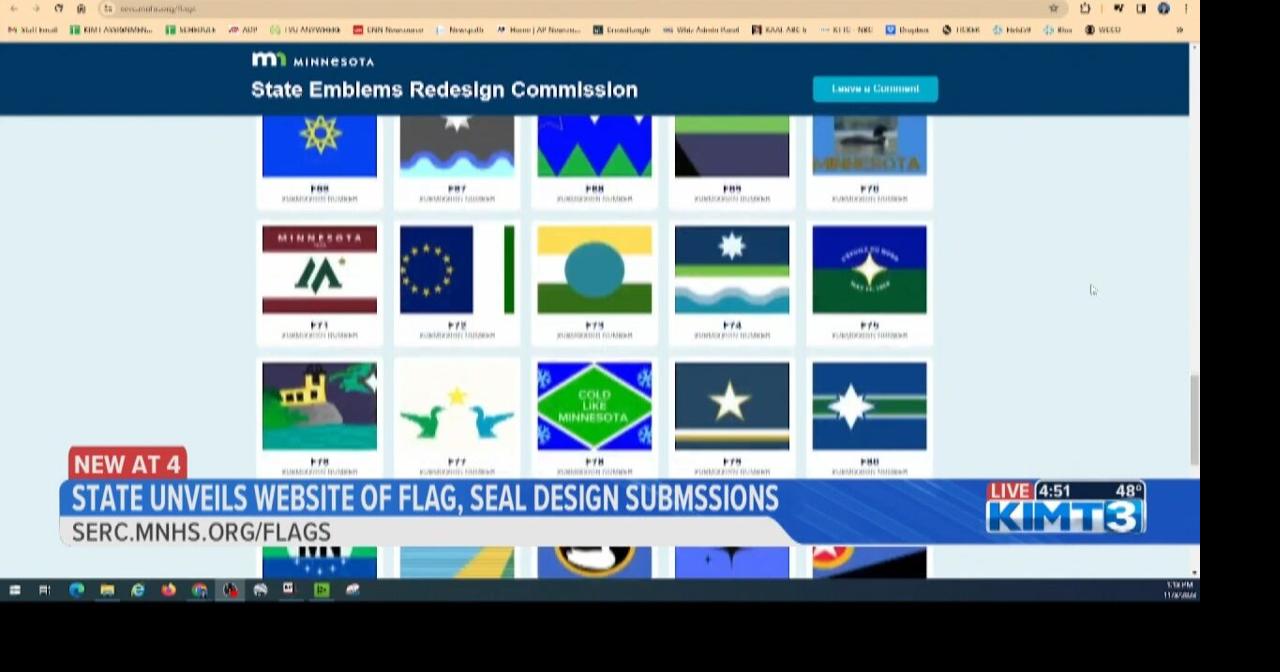 State unveils website of flag, seal design submissions | Video | kimt.com