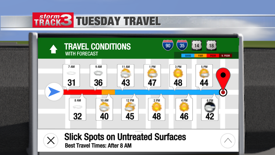 StormTrack 3: Slick spots Tuesday morning, more rain tonight | News ...