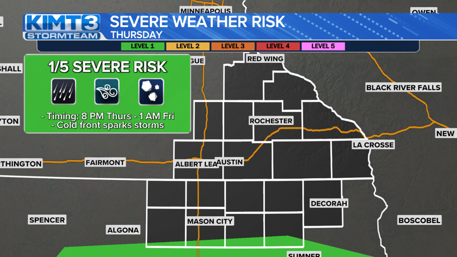 StormTeam 3: Calm Wednesday, elevated fire danger and severe weather ...