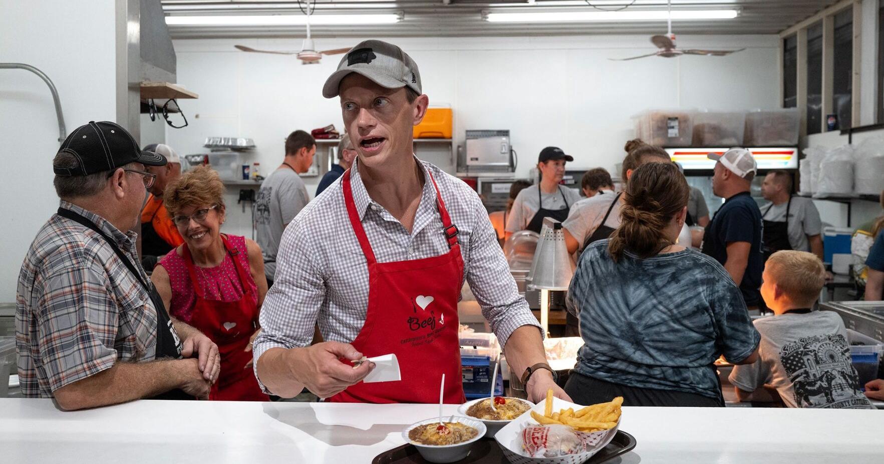 This Iowa Democrat is stirring hopes of a red state comeback by charting his own path