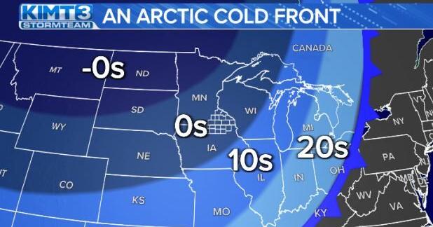 Arctic air returns for the middle of the week | News | kimt.com
