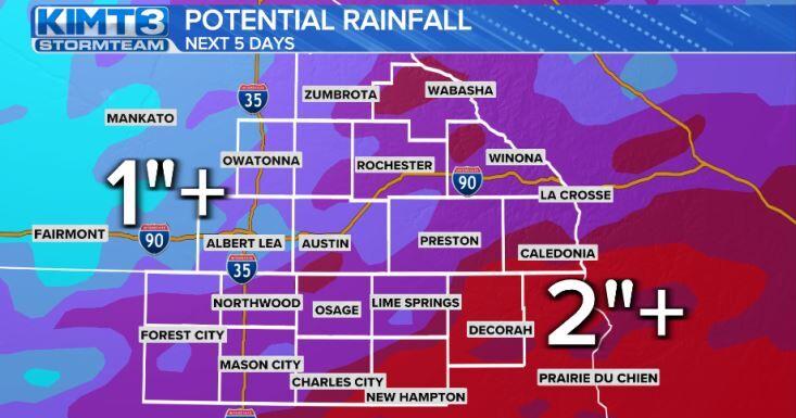 Tracking several rounds for showers and thunderstorms this week | News ...