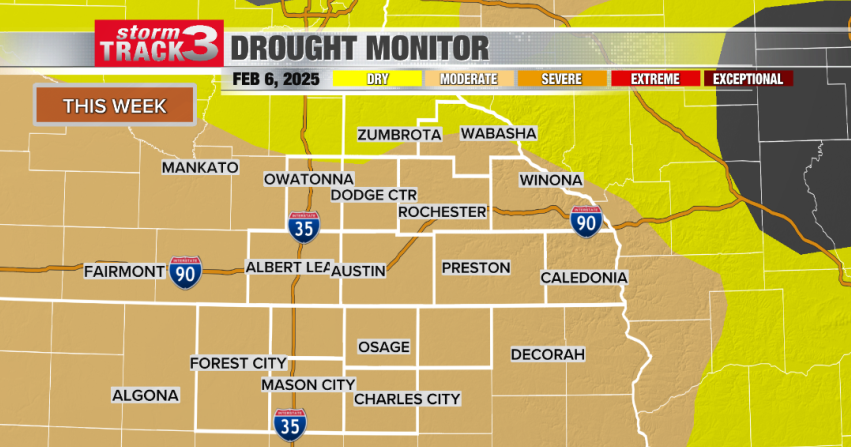 Drought conditions worsen as winter storm begins to form | News | kimt.com