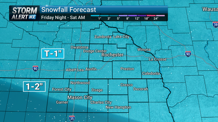 Storm Alert Wx 3: Cold front passes Friday, light snow Saturday | News ...