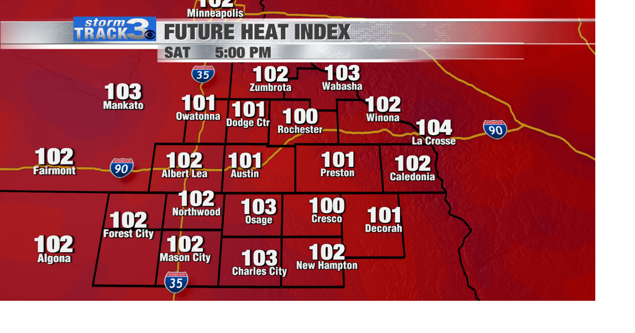 Dangerous heat and humidity likely this weekend | News | kimt.com
