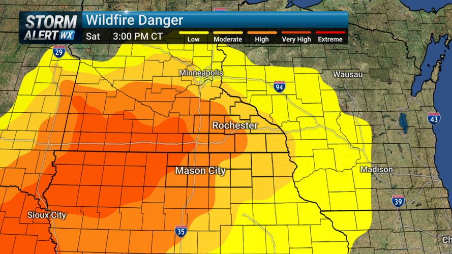 Red Flag Warning issued ahead of elevated to critical fire danger ...