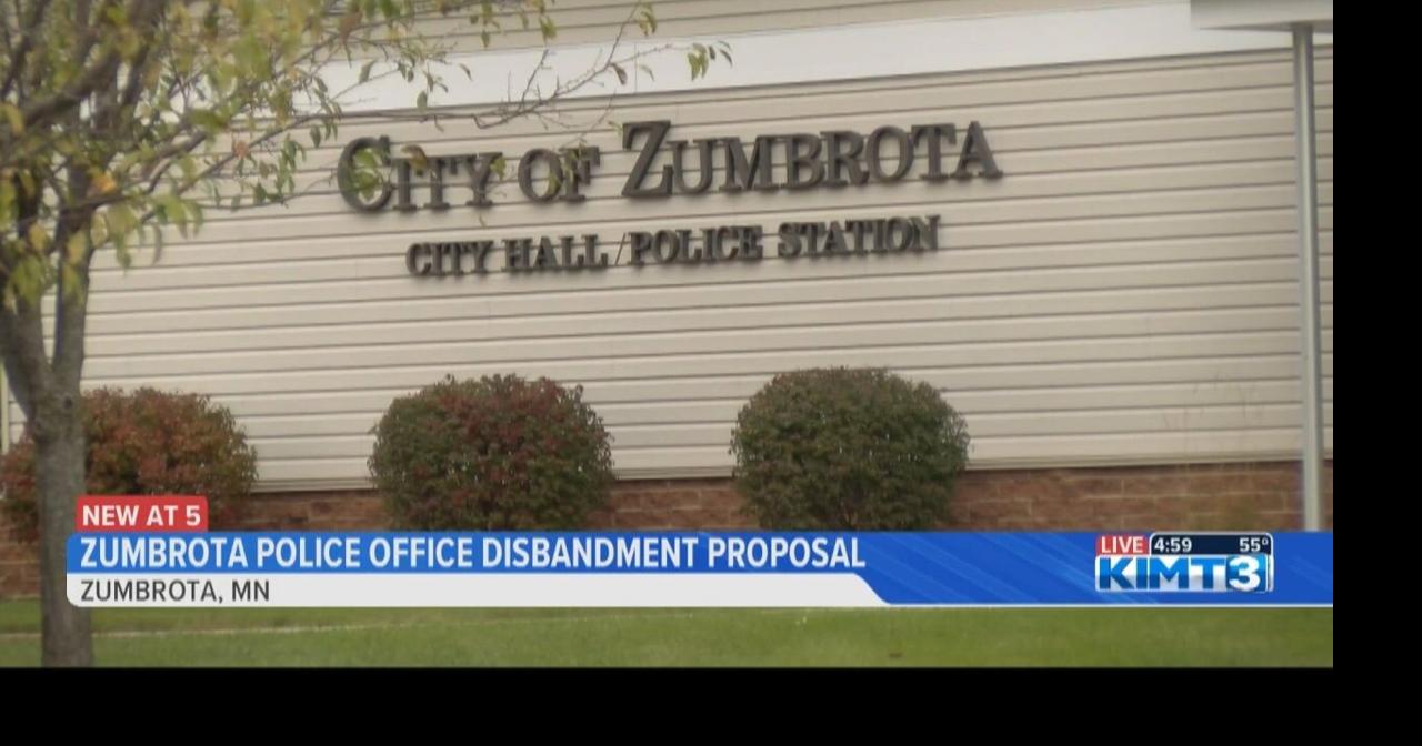 City of Zumbrota considering disbanding the police department News