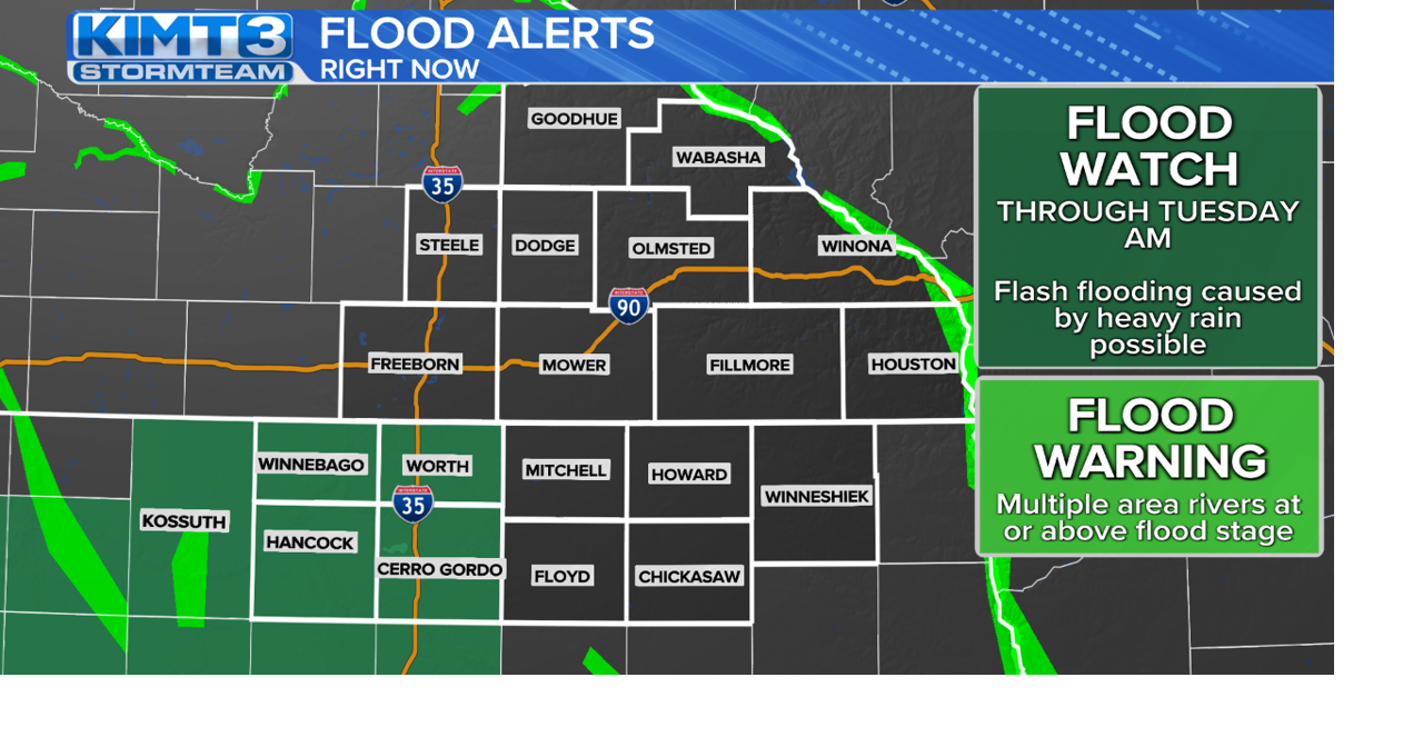 Flood watch issued as additional heavy rainfall is expected | News ...