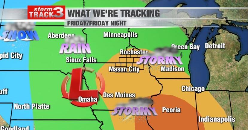 Powerful storm system may bring severe weather on Friday | News | kimt.com