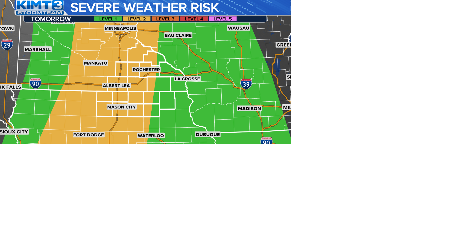 Strong to severe storms possible Tuesday afternoon and evening. | News ...