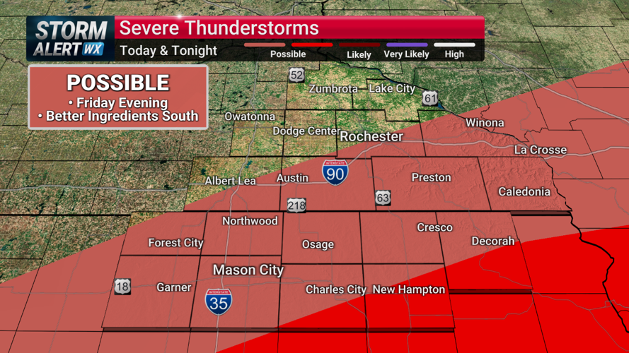 Storm Alert Wx 3: Morning rain/rumbles, evening severe threat Friday ...