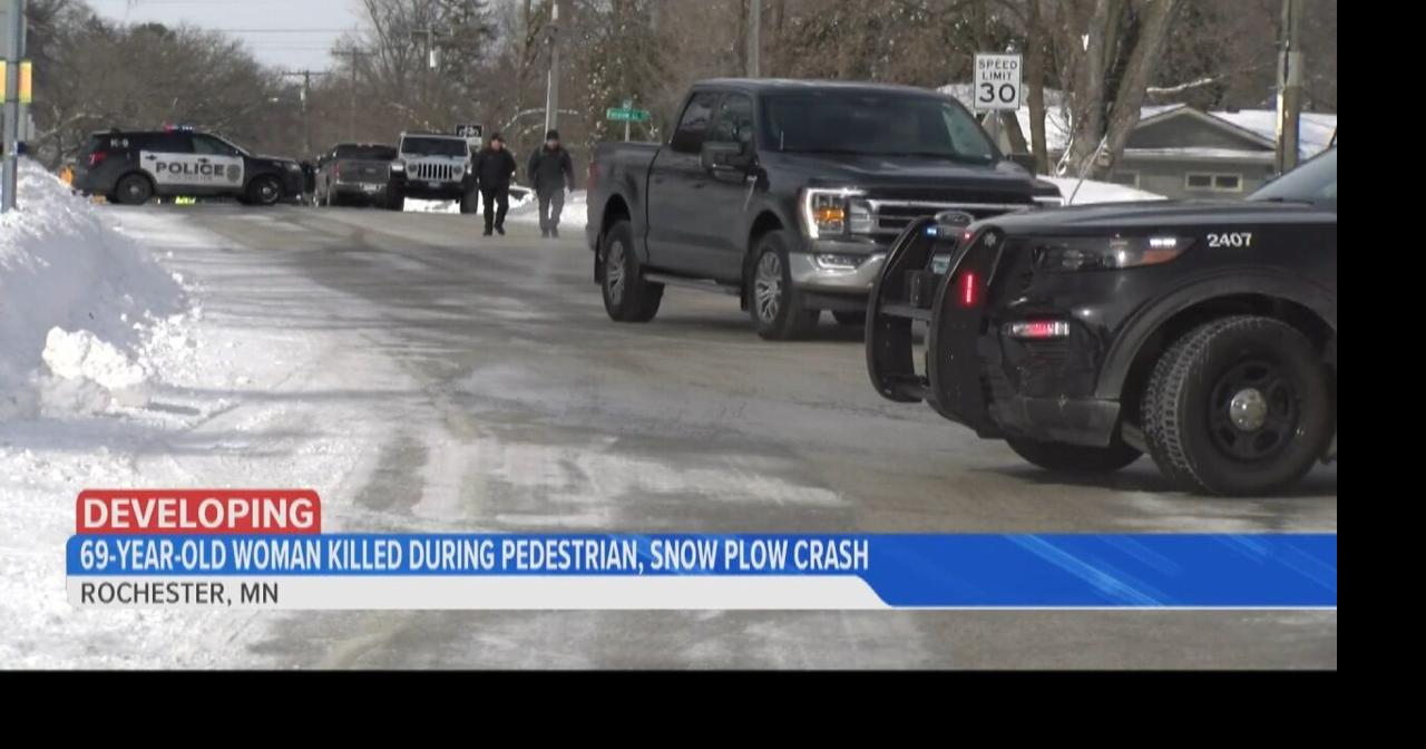 69yearold woman killed during pedestrian, snow plow crash Video