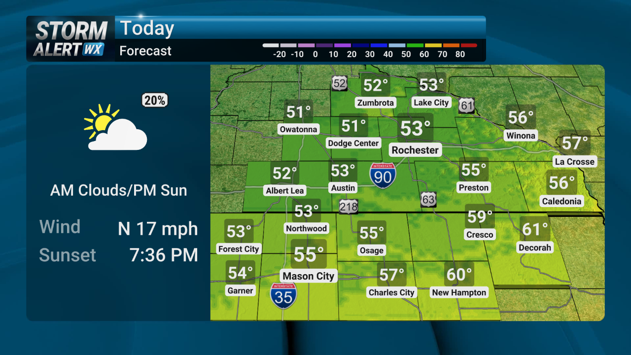Storm Alert Wx 3: Cooler, breezy Tuesday behind cold front | News ...