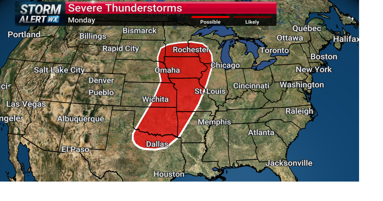 Multi-day severe weather threat looming next week | News | kimt.com