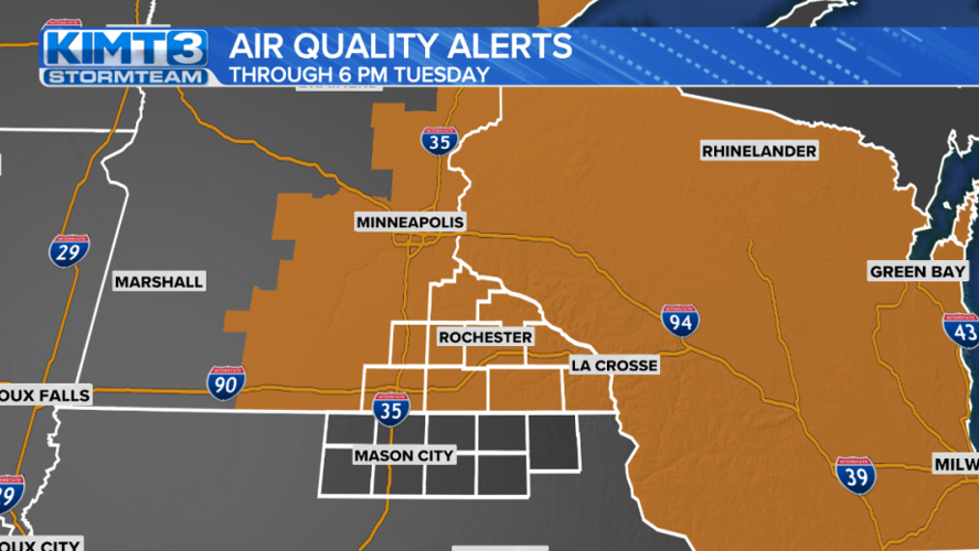 StormTeam 3: Air quality alert extended through 6 p.m. Tuesday | News ...