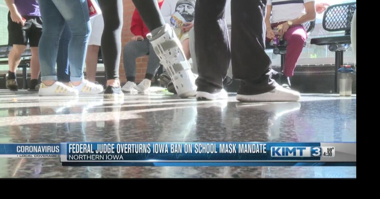 Iowa Superintendent reacts to Federal judge overturning ban on school mask mandates Cerro