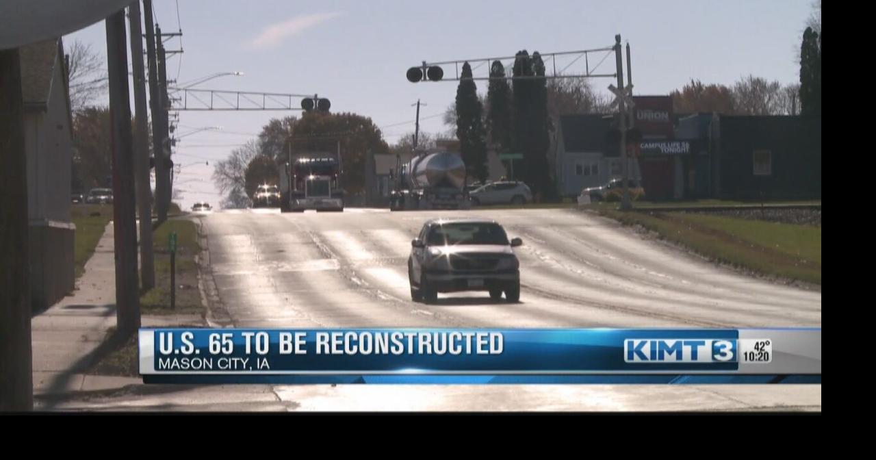 Iowa DOT talks U.S. Highway 65 14.9M reconstruction project Cerro Gordo County