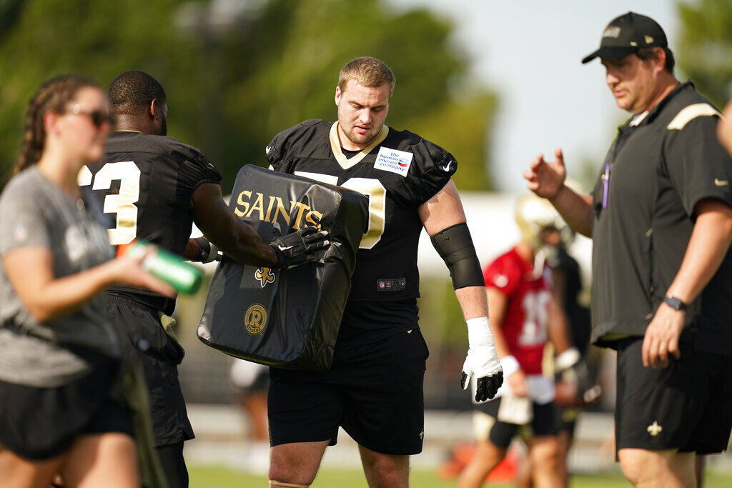 Photos: North Iowan Trevor Penning going through first NFL