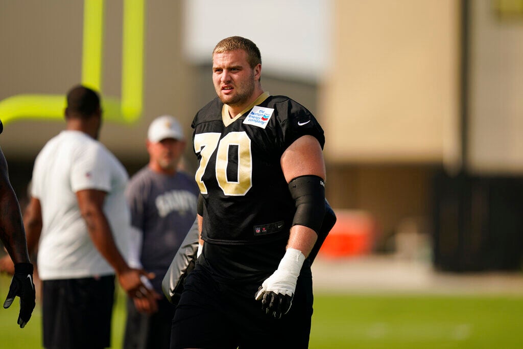 Former Newman Catholic Star Trevor Penning is learning the Saints' offense  – Mix 107.3 KIOW