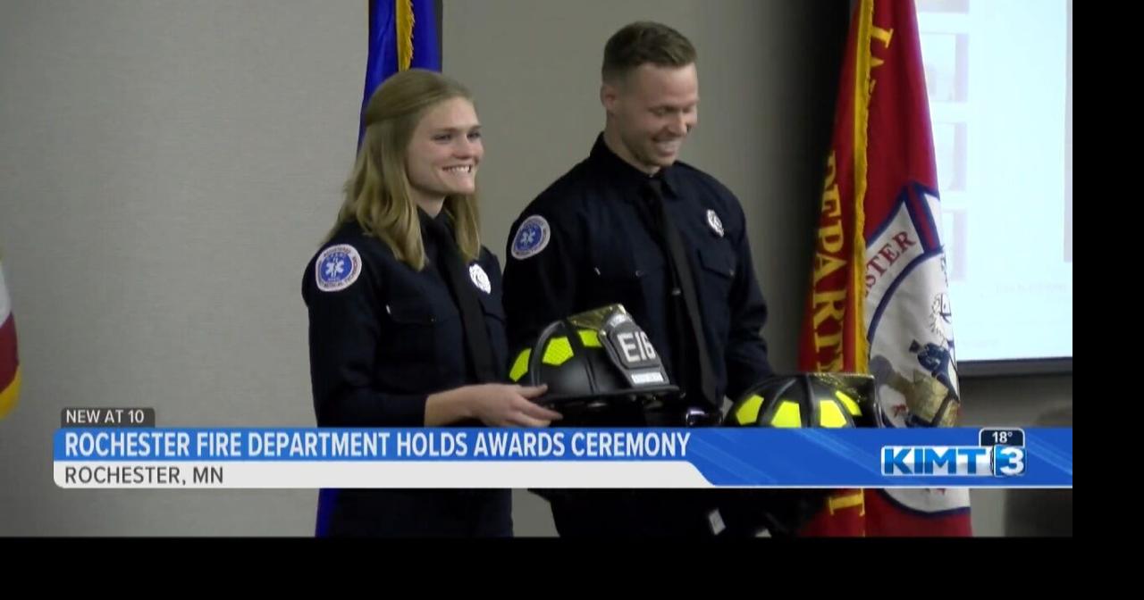 RFD swears in two new firefighters at awards event | News | kimt.com