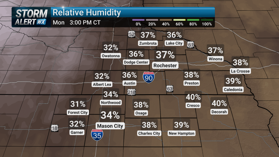 Storm Alert Wx 3: Elevated fire danger Monday afternoon, warming thru ...