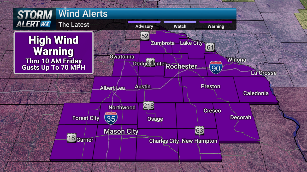 High Wind Warning issued ahead of damaging winds Friday morning | News ...