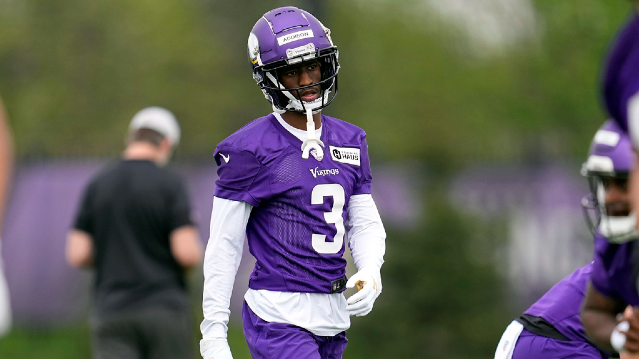 Vikings receiver Trishton Jackson doing his best Jalen Hurts impression  this week