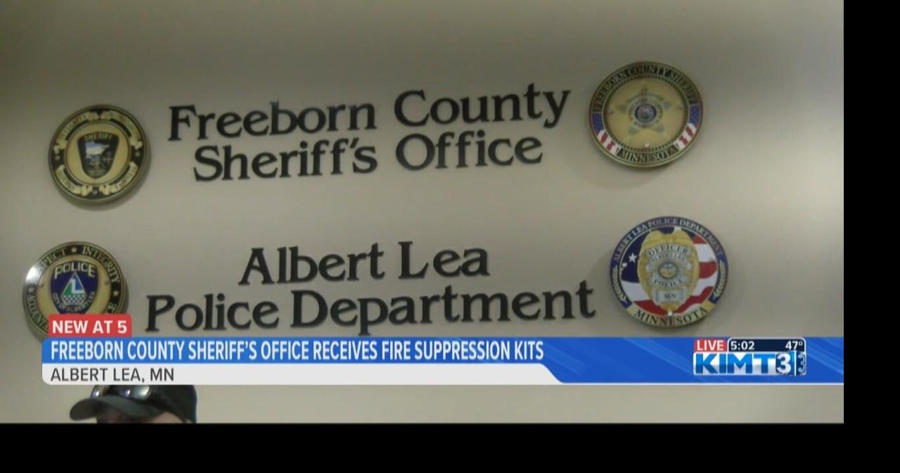 Freeborn County Sheriff's Office receives fire suppression kits Video