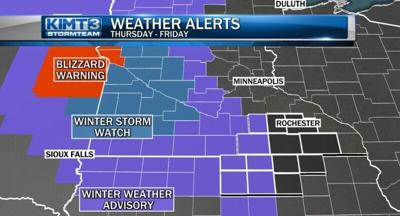 Winter Weather Advisory issued for north-central Iowa, south-central Minnesota  counties | Cerro Gordo County | kimt.com