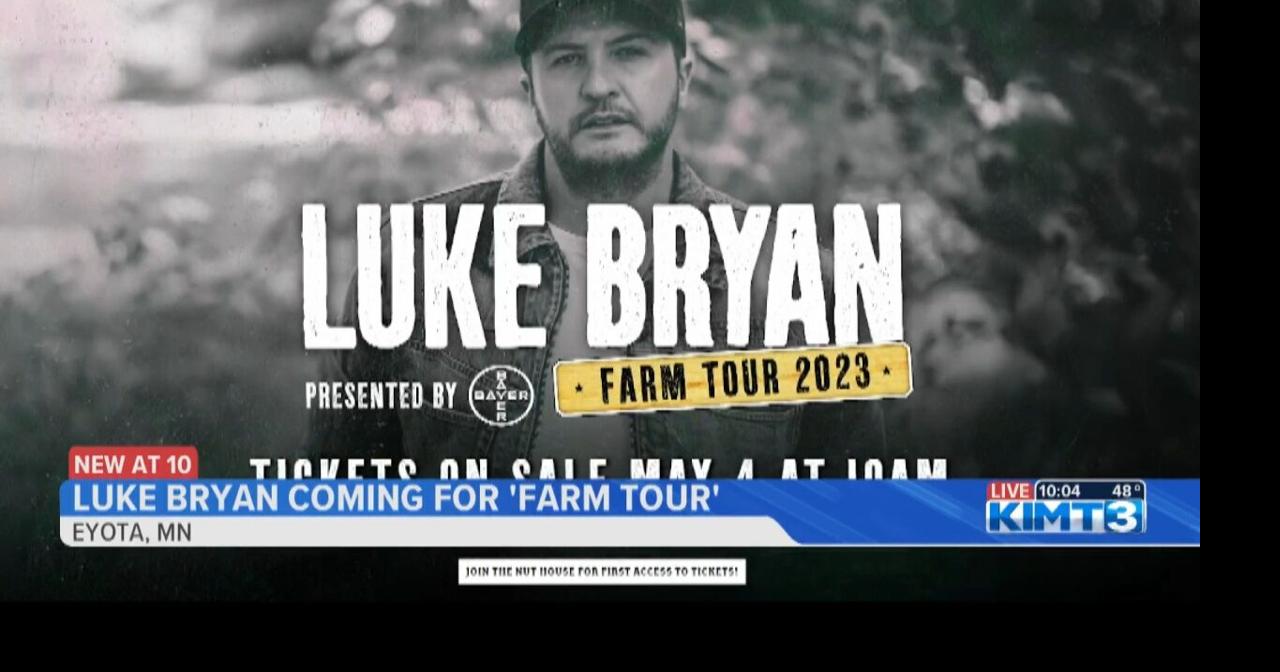 Luke Bryan returning to Eyota to wrap up Farm Tour Local