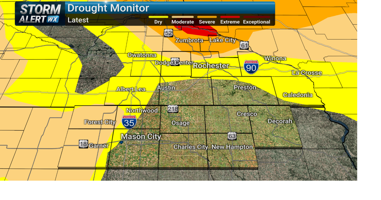 Drastic lack of rain leading to no drought improvement | News | kimt.com