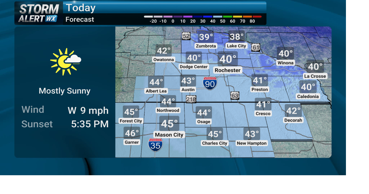 Storm Alert Wx 3: Midweek sunshine, rain/snow chance Thursday