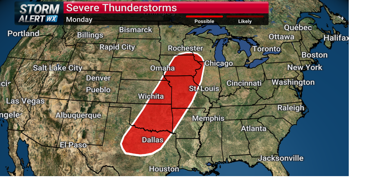 Tracking severe weather threat Monday next week | News | kimt.com