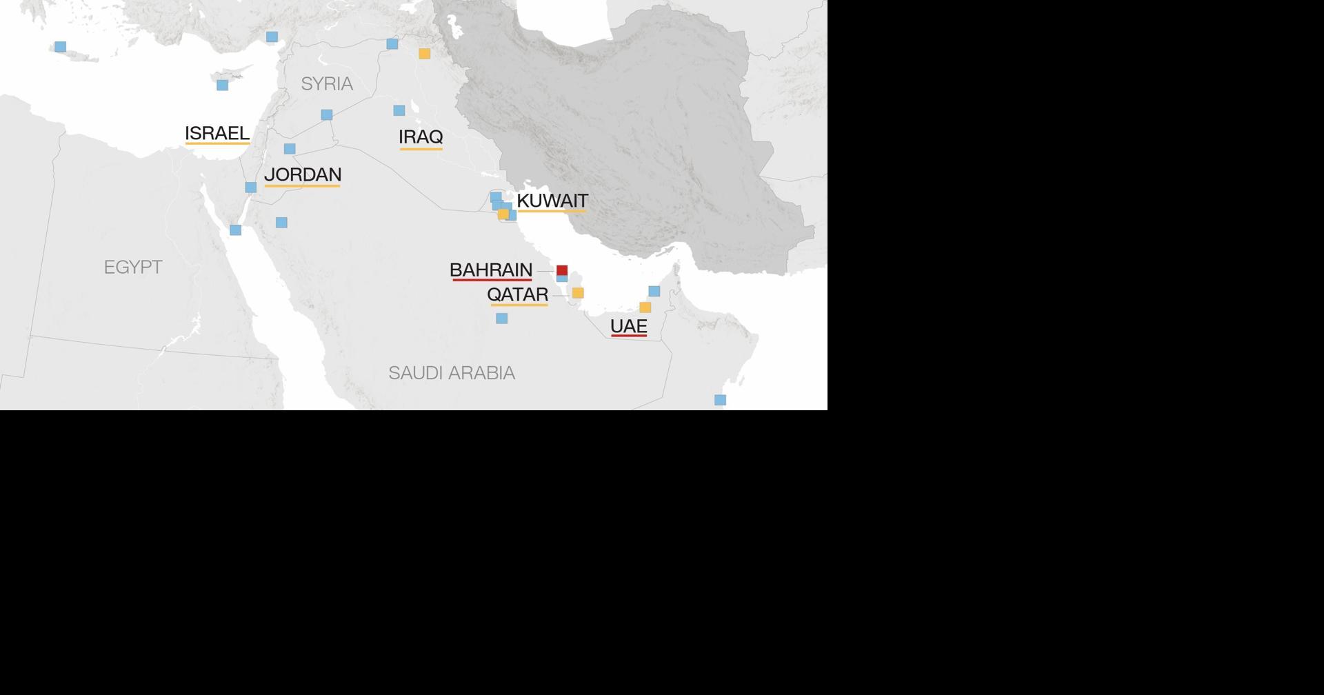 Visualizing the US-Israeli attack on Iran and retaliation in maps and ...