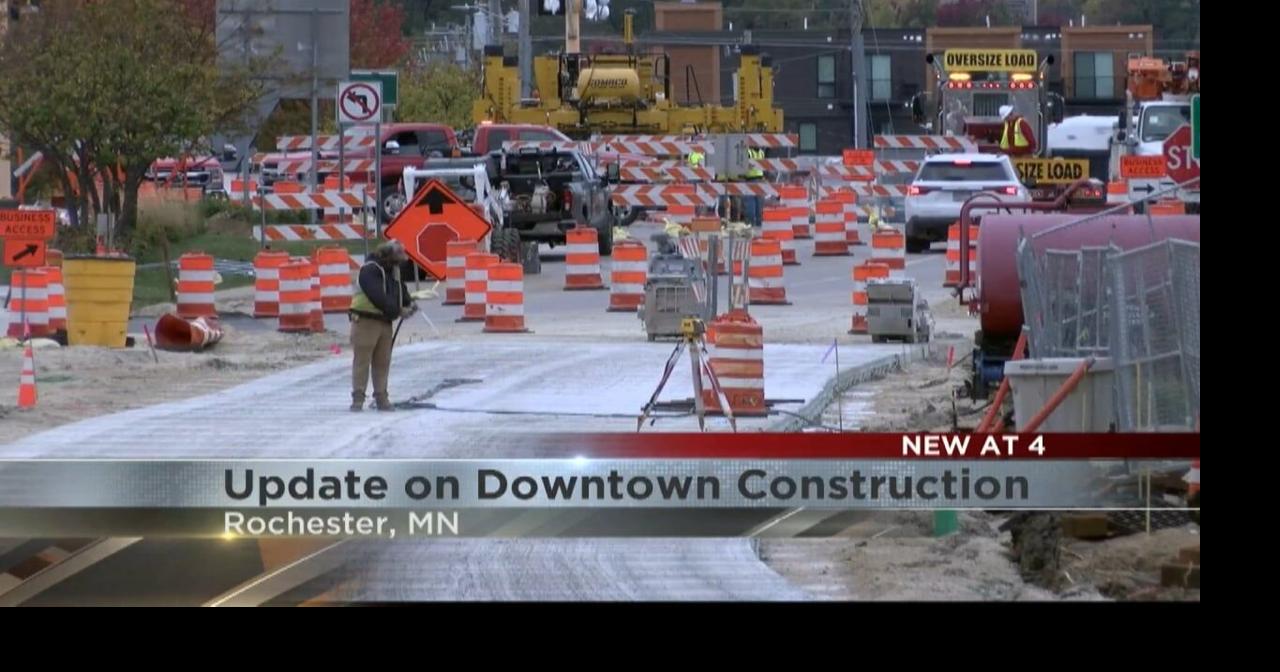 Update on downtown Rochester construction | Video | kimt.com