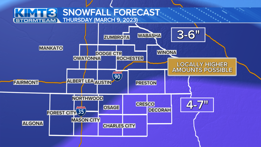 StormTeam 3: Light snow for some Wednesday, heavier Thursday | News ...
