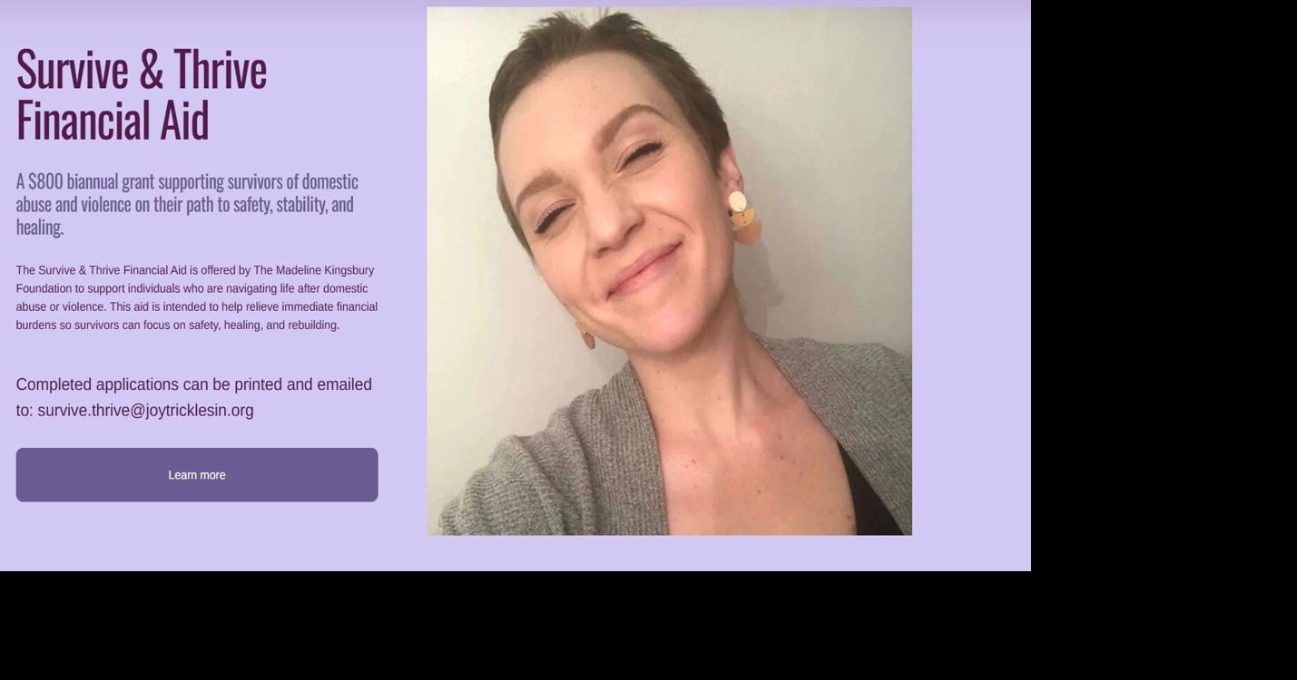 The Madeline Kingsbury Foundation opens financial aid grant for domestic violence survivors